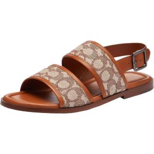 imageCoach Mens Julian Signature Two Strap SandalBurnished Amber