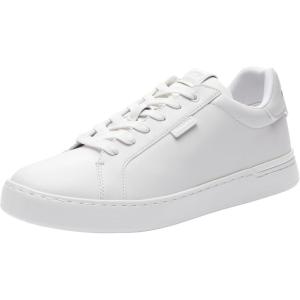 imageCoach Mens Lowline Leather Low TopOptical White