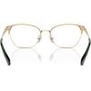 imageCOACH Womens Hc5169 Cat Eye Prescription Eyewear FramesShiny Light GoldPineDemo Lens