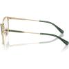 imageCOACH Womens Hc5169 Cat Eye Prescription Eyewear FramesShiny Light GoldPineDemo Lens