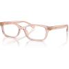 imageCOACH Womens Hc6233u Universal Fit Rectangular Prescription Eyewear FramesTransparent Dusty RoseDemo Lens