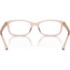 imageCOACH Womens Hc6233u Universal Fit Rectangular Prescription Eyewear FramesTransparent Dusty RoseDemo Lens