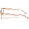 imageCOACH Womens Hc6233u Universal Fit Rectangular Prescription Eyewear FramesTransparent Dusty RoseDemo Lens
