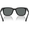 imageCoach Mens Hc8426u Universal Fit Square SunglassesMatte BlackGrey Solid Polarized