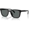imageCoach Mens Hc8426u Universal Fit Square SunglassesMatte BlackGrey Solid Polarized