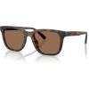imageCoach Mens Hc8426u Universal Fit Square SunglassesMatte Dark TortoiseBrown Solid