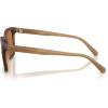 imageCoach Mens Hc8426u Universal Fit Square SunglassesMatte Transparent AmberAmber Solid