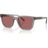 imageCoach Mens Hc8426u Universal Fit Square SunglassesMatte Transparent StoneWine Solid
