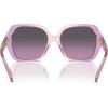 imageCoach Womens Hc8404u Universal Fit Square SunglassesAmethystPink GradientPurple Gradient