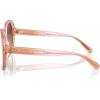 imageCoach Womens Hc8404u Universal Fit Square SunglassesSaddleDusty Rose GradientBrown Gradient