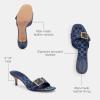 imageCoach Womens Margot Sandal PlatformDeep Blue