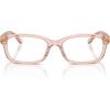 imageCOACH Womens Hc6233u Universal Fit Rectangular Prescription Eyewear FramesTransparent Dusty RoseDemo Lens