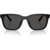 imageCoach Mens Hc8426u Universal Fit Square SunglassesMatte BlackGrey Solid