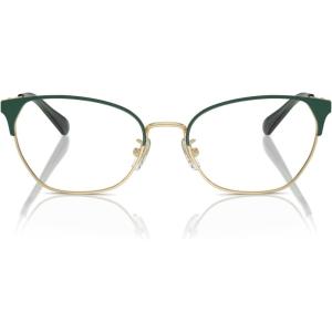 imageCOACH Womens Hc5169 Cat Eye Prescription Eyewear FramesShiny Light GoldPineDemo Lens