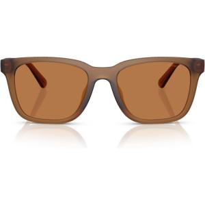 imageCoach Mens Hc8426u Universal Fit Square SunglassesMatte Transparent AmberAmber Solid