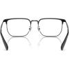 imageCOACH Mens Hc5178 Rectangular Prescription Eyewear FramesSatin BlackDemo Lens