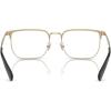 imageCOACH Mens Hc5178 Rectangular Prescription Eyewear FramesSatin Light GoldBlackDemo Lens