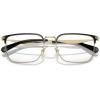 imageCOACH Mens Hc5178 Rectangular Prescription Eyewear FramesSatin Light GoldBlackDemo Lens