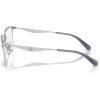 imageCOACH Mens Hc5178 Rectangular Prescription Eyewear FramesSatin SilverNavyDemo Lens