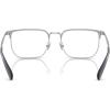 imageCOACH Mens Hc5178 Rectangular Prescription Eyewear FramesSatin SilverNavyDemo Lens