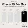 imageCoach Signature Canvas Slim Wrap iPhone 15 Pro Max Case Compatible with Wireless Charging  Signature CharcoalCharcoal