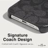 imageCoach Signature Canvas Slim Wrap iPhone 15 Pro Max Case Compatible with Wireless Charging  Signature CharcoalCharcoal