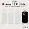 imageCoach Signature Canvas Slim Wrap iPhone 15 Pro Max Case Compatible with Wireless Charging  Signature CharcoalDeep Forest
