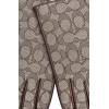 imageCoach womens Signature C Leather Tech GloveOak