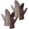 imageCoach womens Signature C Leather Tech GloveOak