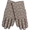 imageCoach womens Signature C Leather Tech GloveOak