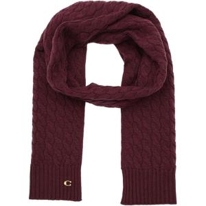 imageCable Knit ScarfOxblood