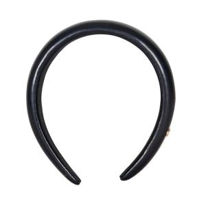 imageCoach Womens Leather Headband Black One SizeBlack