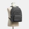 imageCOACH Mens Charter Backpack Graphic Charcoal One SizeCharcoal