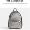imageCOACH Mens Hall Backpack 22 in Metallic Crinkle Leather Anthracite One SizeAnthracite