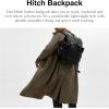 imageCOACH Mens Hitch Backpack in Natural FullGrain Leather Black One SizeBlack