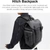 imageCOACH Mens Hitch Backpack in Natural FullGrain Leather Black One SizeCharcoal