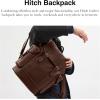 imageCOACH Mens Hitch Backpack in Natural FullGrain Leather Black One SizeMaple