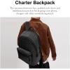 imageCoach Charter Backpack Black DenimBlack