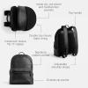 imageCoach Charter Backpack Black DenimCharcoal