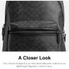 imageCoach Charter Backpack Black DenimCharcoal