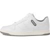 imageCoach Mens C201 Leather SneakerOptic WhiteHeather Grey