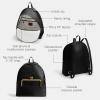 imageCoach Womens KISSLOCK Frame Backpack B4Black One SizeB4Black
