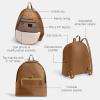 imageCoach Womens KISSLOCK Frame Backpack B4Black One SizeB4Honey Brown