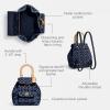 imageCoach Womens Riya Backpack Blue One Size