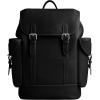 imageCOACH Mens Hitch Backpack in Natural FullGrain Leather Black One SizeBlack