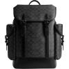imageCOACH Mens Hitch Backpack in Natural FullGrain Leather Black One SizeCharcoal