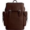 imageCOACH Mens Hitch Backpack in Natural FullGrain Leather Black One SizeMaple