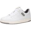imageCoach Mens C201 Leather SneakerOptic WhiteHeather Grey