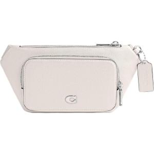 imageCOACH Belt Bag in Crossgrain Leather BlackChalk