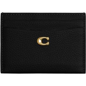 imageCoach Polished Pebble Leather Essential Card Case BlackBlack